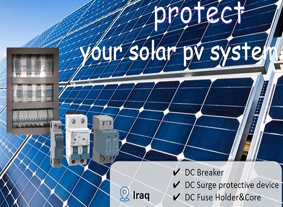 Installation von Aswich PV-DC-Leistungsschaltern und DC-Überspannungsschutzgeräten im Irak, 2022